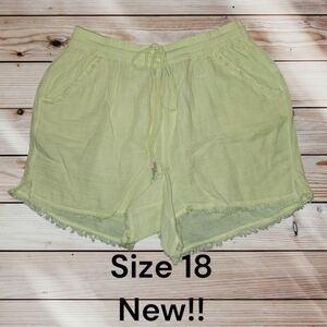 Lane Bryant Frayed Hem Shorts